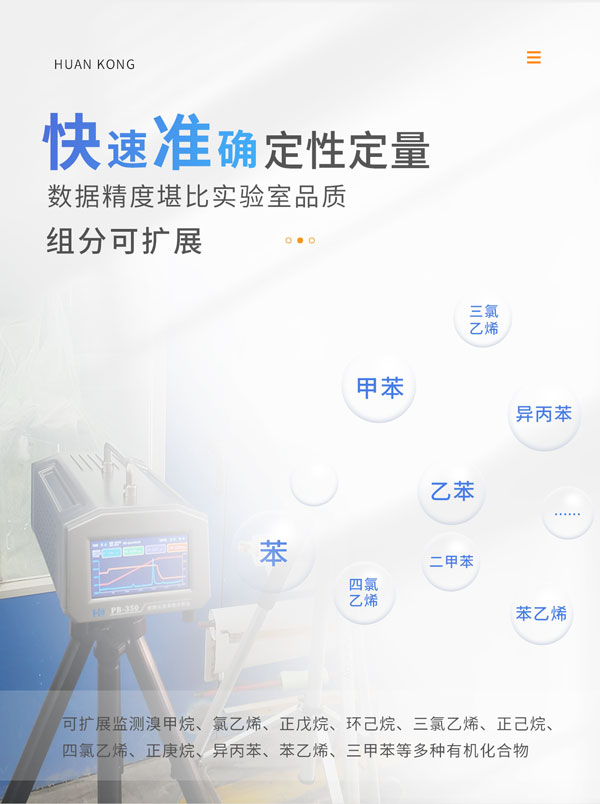 應急監測利器！ PB-350便攜式氣相色（sè）譜分析儀（yí）